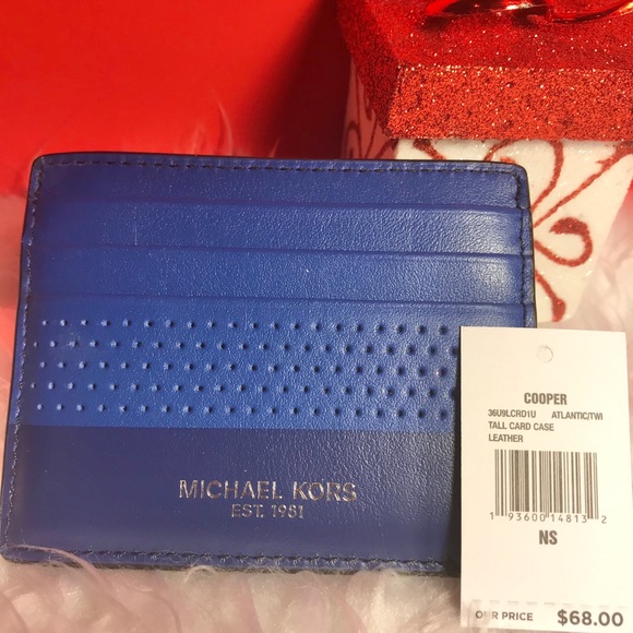 Michael Kors Other - 💙 NEW Michael Kors 💙 Leather Card Wallet